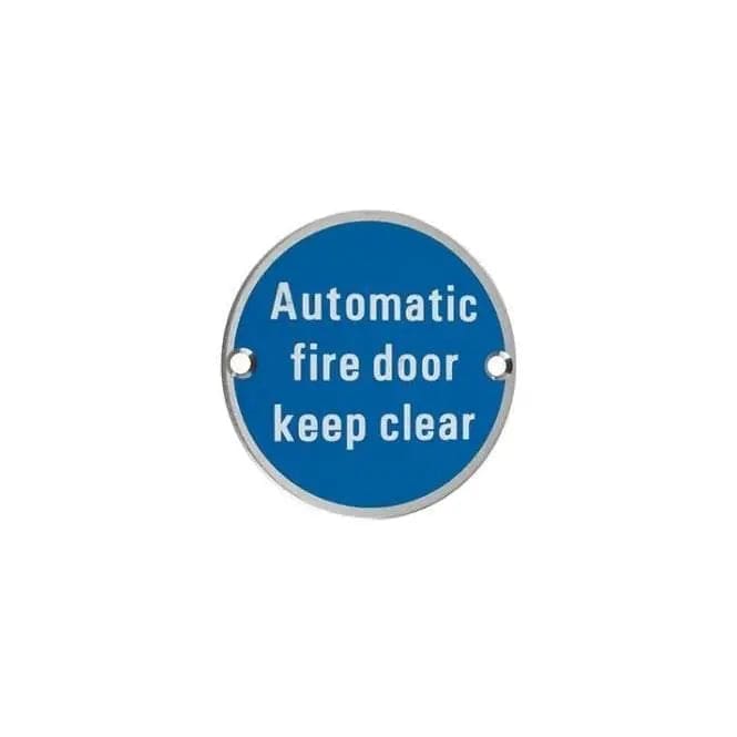 Automatic Fire Door Keep Clear Elite Ironmongery