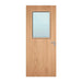 External Plywood Paint Grade 2G 450 x 700mm Vision Panel Fire Door with Glass Fire Door Kingdom