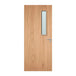 External Plywood Paint Grade 3G 150 x 700mm Vision Panel Fire Door with Glass Fire Door Kingdom