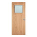 External Plywood Paint Grade Fire Door with Glass 1G 450 x 450mm Vision Panel Fire Door Kingdom