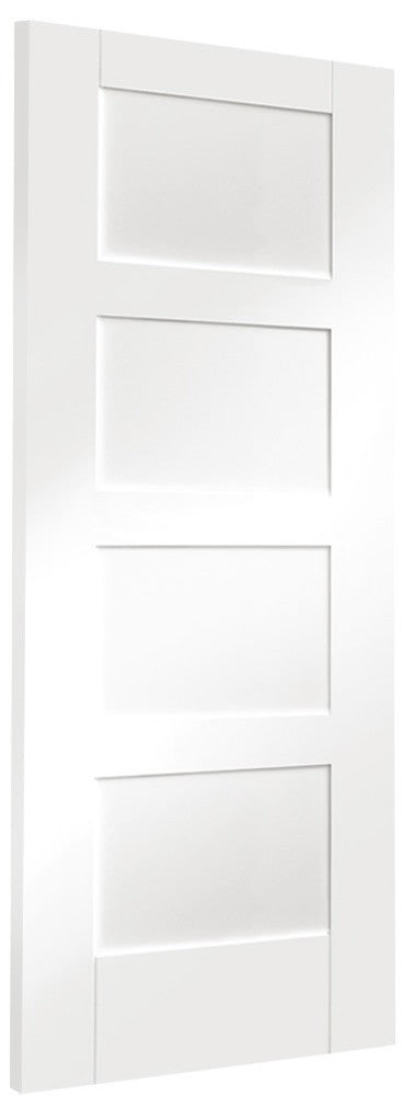 Shaker 4 Panel Internal White Primed Fire Door