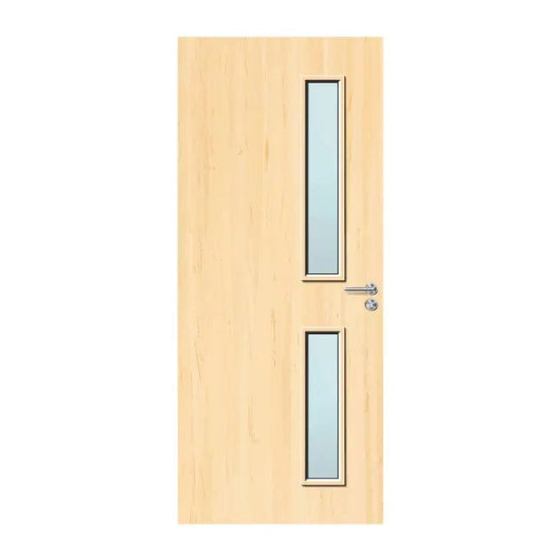Internal Bespoke Ash Veneer 16G 150x775 150x700 Vision Panels Fire Door with Glass Fire Door Kingdom