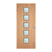 Internal Bespoke Beech Veneer 10G 5x 245 x 245mm Vision Panels Fire Door with Glass Fire Door Kingdom