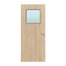 Internal Bespoke Oak Veneer 1G 450 x 450mm Vision Panel Fire Door with Glass Fire Door Kingdom