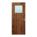 Internal Bespoke Walnut Veneer 1G 600 x 600mm Vision Panels Fire Door with Glass Fire Door Kingdom