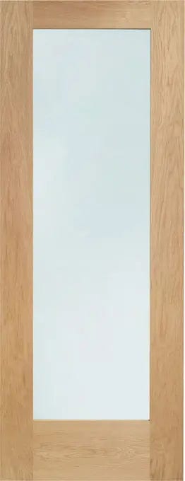 Internal Oak Pattern 10 Fire Door with Clear Glass XL Joinery