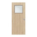 Internal Oak Veneer 1G 600 x 600mm Vision Panels Fire Door with Glass Fire Door Kingdom