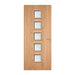 Internal Plywood Paint Grade 10G 5x 245 x 245mm Vision Panel Fire Door with Glass Fire Door Kingdom